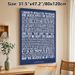 Hippocratic Oath Painting Poster, Minimalist Typographic Poster, Bold White Text On Navy Blue, Professional Ethical Statement Ideal For Clinic_maomaolike.com