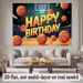 Basketball Birthday Party Banner - 2D Flat Polyester Backdrop, Wall Hanging Photo Props, Basketball Theme Party Decor_maomaolike.com