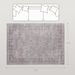 Machine Washable Area Rug 5x7, Non-Slip Traditional Flower Print Floor Carpet For Living Room, Bedroom, Grey And Brown_maomaolike.com