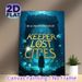 Keeper Of The Lost Cities Themed Painting Poster, Mysterious Underwater Ancient Ruins With Glowing Marine Life Poster, Atmospheric Fantasy Artwork For_maomaolike.com