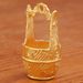 New Style Of Gold Small Keychain Pendant Creative Alloy Jewelry Fortune Bucket Street Stall Craft_maomaolike.com