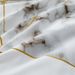 Black White Marble Geometric Bedding Set 3D Printed Polyester Fitted Sheet Modern Duvet Cover Luxury Hotel Style Wrinkle_maomaolike.com