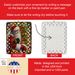 Mastiff And Santa Claus Porcelain Ornament Christmas Tree Hanging Decorations For Home Christmas Holiday, Rectangle, Gift, Multicolor_maomaolike.com