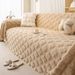 French Style Thick Plush Sofa Cover - Elegant Non-Slip Couch Protector, Soft & Warm Throw Blanket For Living Room, Full_maomaolike.com