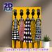 African Ethnic Women Painting Poster, Bold Colorful Ethnic Style Poster, Five Stylized Female Silhouettes With Distinct Geometric Patterned Dresses_maomaolike.com