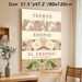 Religious Names Of God Painting Poster, Vintage Soft-toned Botanical Patterned Poster, Serene Faith-inspired Decor Ideal For Living Room, Prayer Area_maomaolike.com