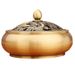 Brass Dragon And Phoenix Burner Double Fish Lotus Indoor Fireproof Cotton Gourd Incense Holder Metal Craft Ornament Wholesale_maomaolike.com