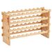 VEVOR 36 Bottle Stackable Modular Wine Rack Bamboo Wood Display Shelf 4-Tier_maomaolike.com