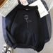 Women's Clothing autumn and winter new style hooded sweatshirt for women plus velvet student loose casual couple long sleeved tops for women_maomaolike.com