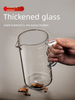 High Borosilicate Glass Measuring Children's Graduated Milk Microwave Safe Heating Breakfast Oatmeal Water Cup_maomaolike.com
