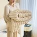 Rabbit Fur Flannel High Weight Double-Sided Fleece Multi-Functional Thickened Nap Light Luxury Air_maomaolike.com