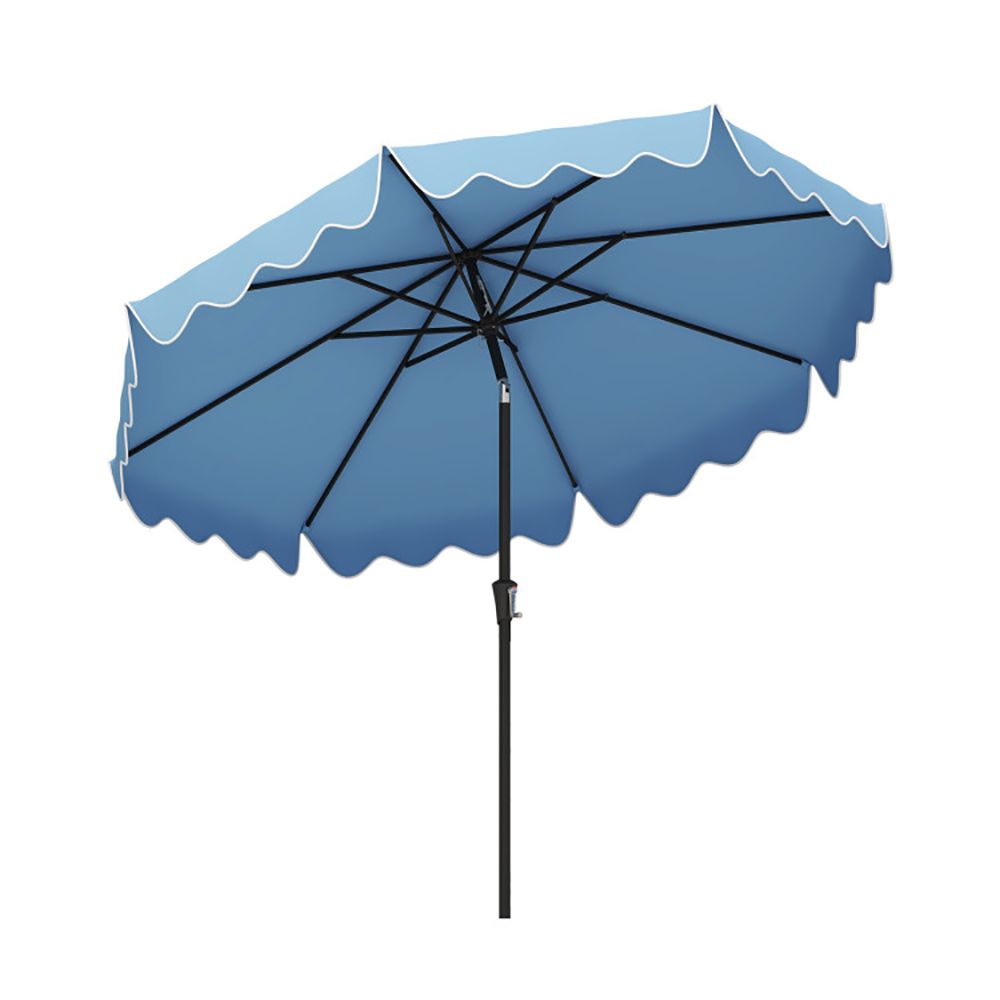9 Feet Patio Umbrella With Crank Handle And Push Button Tilt_maomaolike.com