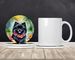 Pomeranian Luau Large Sandstone Coasters Pack Of 4 Absorbent Round Coasters Decor Gifts For Men Or Women, 4 In, Multicolor_maomaolike.com