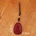 New Cinnabar Zodiac Guardian Buddha Keychain Accessory For Men And Women Lucky Square Pendant_maomaolike.com