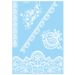Zhengxiang New European And American White Lace Waterproof Indian Henna Tattoo Stickers 3D Party Performance Supplies_maomaolike.com