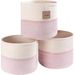 Cotton Rope Woven Basket For Household Items And Toys, Portable Laundry Basket, Living Room Storage Bin_maomaolike.com