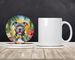 Pit Bull Terrier Luau Large Sandstone Coasters Pack Of 4 Absorbent Round Coasters Decor Gifts For Men Or Women, 4 In, Multicolor_maomaolike.com