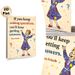 Inspirational Mrs Frizzle Quote Painting Poster, Vibrant Cartoon Style Poster, Motivational Question-themed Design To Encourage Curiosity, Suitable_maomaolike.com