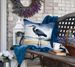 Blue Heron Barely Lit Sky Throw Pillow Machine Washable, Indoor Outdoor Decorative Pillow For Couch, Bed Or Patio, 18Hx18W_maomaolike.com