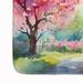 Michigan Blossoms In Watercolor Memory Foam Kitchen Mat Machine Washable Anti-Fatigue Mat Cushion Comfort Bath Mat Or Kitchen Rug_maomaolike.com