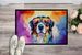 Bernese Mountain Dog Hippie Dawg Doormat Front Door Mat Indoor Outdoor Rugs For Entryway, Non Slip Washable Low Pile, 24H X 36W_maomaolike.com