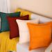 Household Accessories Stitching Wide Edge Sofa Pillow Cushion With Core_maomaolike.com