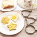 5pcs, Stainless Steel Egg Rings - Perfect Pancake Mold for Frying Eggs and Omelets - Kitchen Gadgets for Easy Breakfast Cooking_maomaolike.com