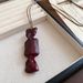 Resin Candy Pendant Necklaces For Women Retro Long Wax Rope Sweater Chains Simple Cute Aesthetic Birthday Party Jewelry_maomaolike.com