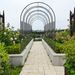 Metal Garden Arch L42.24'' X W17.52'' X H85.82'' Climbing Plants Support Rose Arch Outdoor Black_maomaolike.com