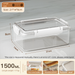 Fresh-Keeping Food-Grade Square Refrigerator Fruit Kitchen Adult Microwave Safe Heating Vegetable Frozen Meat Sealing_maomaolike.com