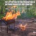 Yegbong Fire Mat Outdoor Fire Pit Mat Oven Heat Insulation Mat Fire Pot Barbecue Mat Square Protective Mat_maomaolike.com