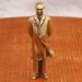 Vintage Brass Statue Of Chairman Mao, High-Quality Bronze Sculpture, Standing Figure, Pure Copper Home Decor, Craft Collectible_maomaolike.com