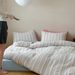 Wholesale INS Japanese Simple Striped Pure Cotton Yarn-Dyed Double-Layer Crepe Four-Piece All-Cotton Nordic Style 4-Piece Set_maomaolike.com