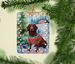 American Water Spaniel Christmas Porcelain Ornament Christmas Tree Hanging Decorations For Home Christmas Holiday, Rectangle, Gift, Multicolor_maomaolike.com