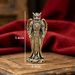 Brass Owl Prophet Mini Figurine, Fantasy Metal Craft Collectible, Desktop Decor Ornament For Living Room Study Indoor Display
_maomaolike.com