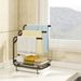 Sink Caddy Sponge Holder, Stainless Steel Kitchen Sink Organizer For Dish Rag Soap Brush,Dishcloth Holder With Drain Pan_maomaolike.com
