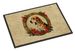 American Foxhound Christmas Flowers Doormat Front Door Mat Indoor Outdoor Rugs For Entryway, Non Slip Washable Low Pile, 24H X 36W_maomaolike.com