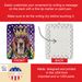 American English Coonhound King Of Mardi Gras Porcelain Ornament Christmas Tree Hanging Decorations For Home Christmas Holiday, Rectangle, Gift, Multicolor_maomaolike.com