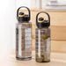 Water Bottle Large Capacity Plastic Cup Leak-proof With Straw And Time Marker For Home Outdoor Sports_maomaolike.com