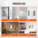 VEVOR Towel Warmer Heated Towel Bar-Rack - Nopwer Bathroom Wall Mounted Electric Towel Drying Plug-in Matte Black 4 Bars_maomaolike.com