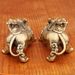 Large Brass Ornaments Pair Home Living Room Office Decoration Crafts Wholesale Copper Pixiu_maomaolike.com