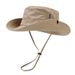 Unisex Quick-drying fisherman hat Outdoor camping trekking hat rope climbing hat Western cowboy hat men large overhang Trekking hat lady_maomaolike.com