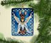 Miniature Pinscher My Angel Porcelain Ornament Christmas Tree Hanging Decorations For Home Christmas Holiday, Rectangle, Gift, Multicolor_maomaolike.com