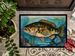 Smallmouth Bass Doormat Front Door Mat Indoor Outdoor Rugs For Entryway, Non Slip Washable Low Pile, 24H X 36W_maomaolike.com