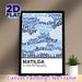 Matilda Themed Typography Painting Poster, Blue-toned Word Collage Poster, Vibrant Iconic Quote-filled Text Art, Ideal For Bedroom, Living Room Or_maomaolike.com