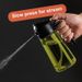 2-in-1 Sprayer Olive Dispenser Oil Plastic Spray Bottle For Cooking Air Fryer BBQ Baking Salad_maomaolike.com