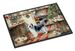 Old English Sheepdog Christmas Cookies Doormat Front Door Mat Indoor Outdoor Rugs For Entryway, Non Slip Washable Low Pile, 24H X 36W_maomaolike.com