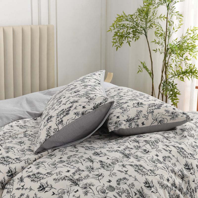 Home Garden Washed Cotton Bed Sheet Three Piece Set Four Pieces_maomaolike.com