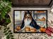 Sheltie Fall Kitchen Pumpkins Doormat Front Door Mat Indoor Outdoor Rugs For Entryway, Non Slip Washable Low Pile, 24H X 36W_maomaolike.com