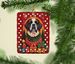 Saint Bernard Holiday Christmas Porcelain Ornament Christmas Tree Hanging Decorations For Home Christmas Holiday, Rectangle, Gift, Multicolor_maomaolike.com